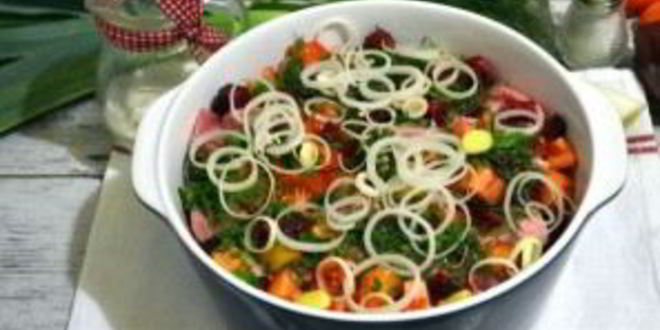 Рецепт овощное рагу со свининой в духовке