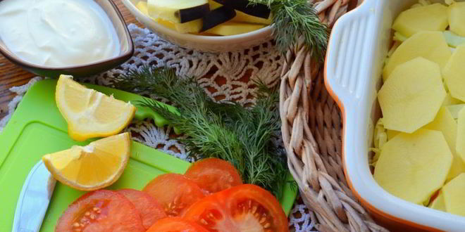 Рецепт овощное рагу в йогурте