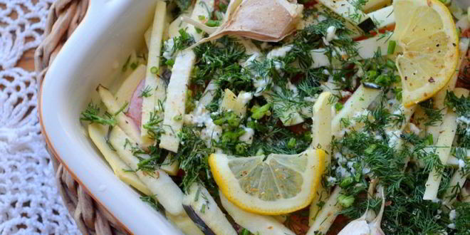 Рецепт овощное рагу в йогурте