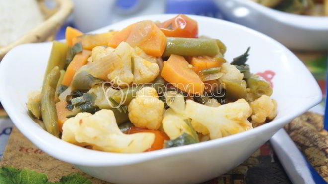 Рецепт Овощное рагу в мультиварке