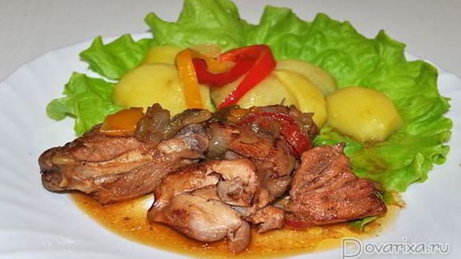 Рецепт Пикантное рагу из курицы