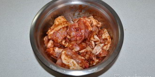 Рецепт пикантное рагу из курицы