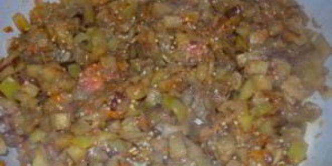 Рецепт рагу из баклажанов