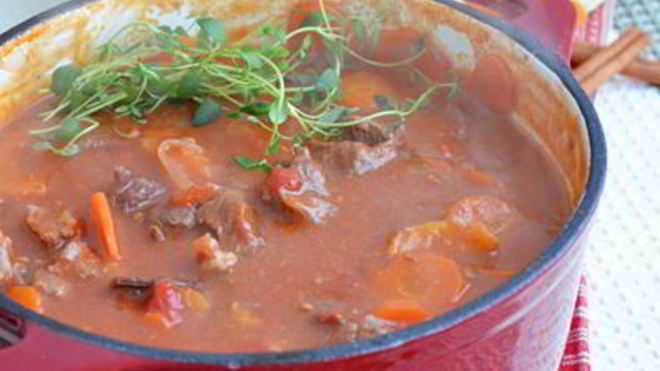 Рецепт Рагу из баранины с абрикосами