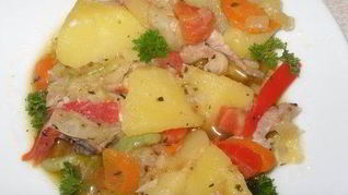 Рецепт Рагу из индейки с картофелем