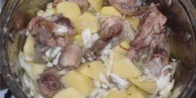 Рецепт рагу из индейки с картофелем