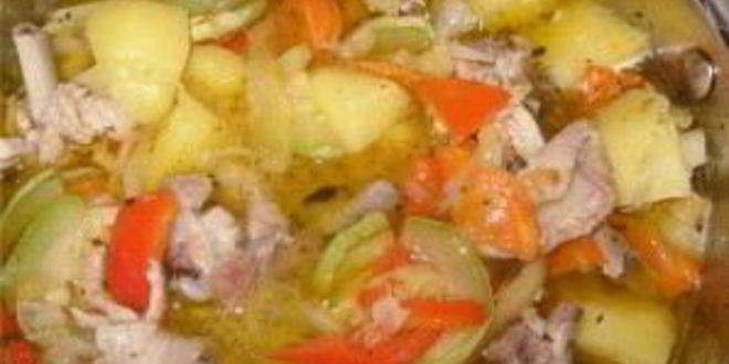 Рецепт рагу из индейки с картофелем