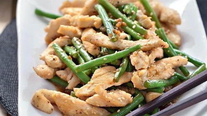 Рецепт Рагу из индейки с зеленой фасолью и розмарином