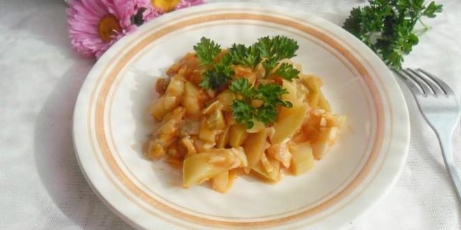 Рецепт рагу из кабачков и баклажанов в мультиварке