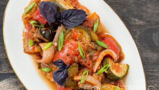 Рецепт Рагу иза кабачкова и баклажанова