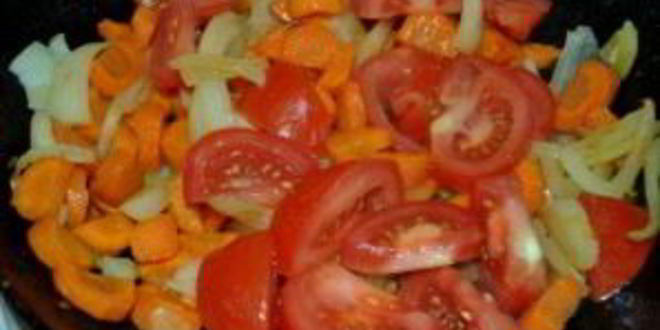 Рецепт рагу из кабачков и помидоров