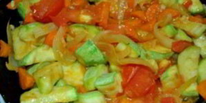 Рецепт рагу из кабачков и помидоров