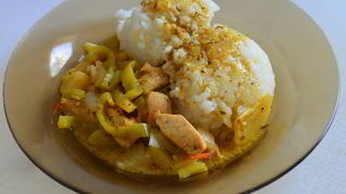 Рецепт Рагу из кабачков с рисом