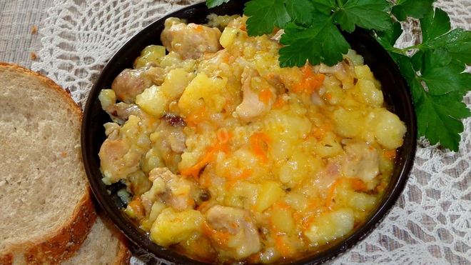 Рецепт Рагу из кролика с овощами