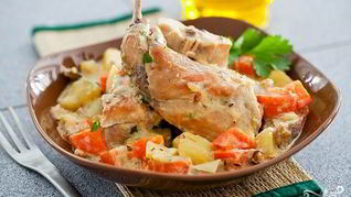 Рецепт Рагу из кролика в мультиварке