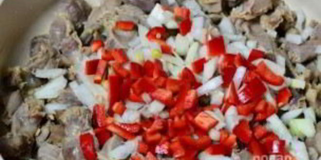 Рецепт рагу из куриных желудков