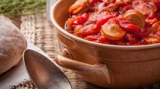 Рецепт Рагу иза сосиска