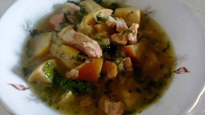 Рецепт Рагу из свинины с яблоками