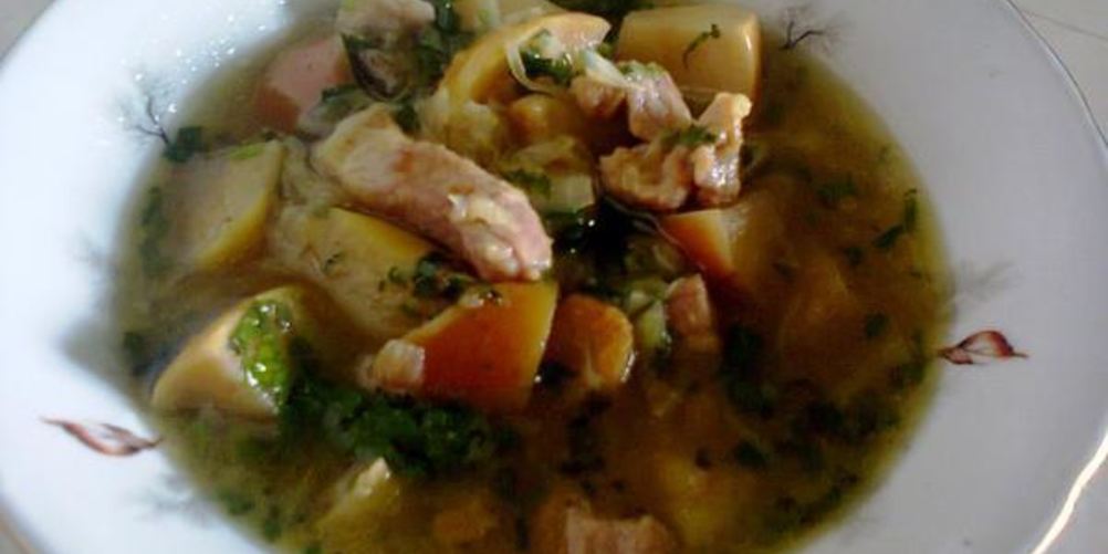 Как приготовить рагу из свинины с яблоками