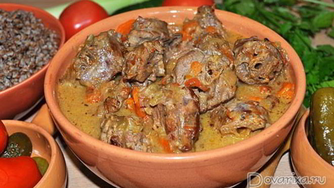 Рецепт Рагу из телячьих хвостов