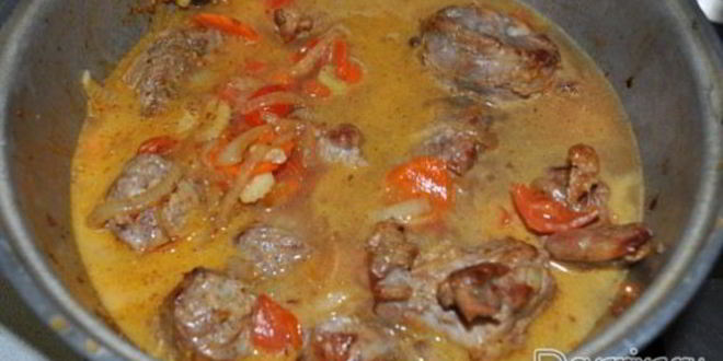 Рецепт рагу из телячьих хвостов