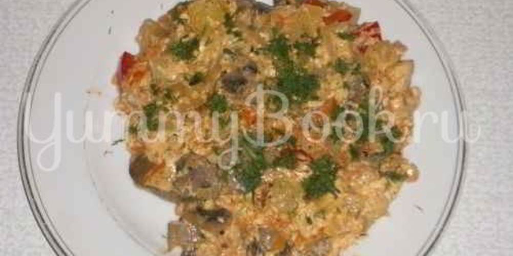 Как приготовить рагу овощное с грибами и куриной печенью