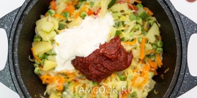 Рецепт рагу овощное с картошкой