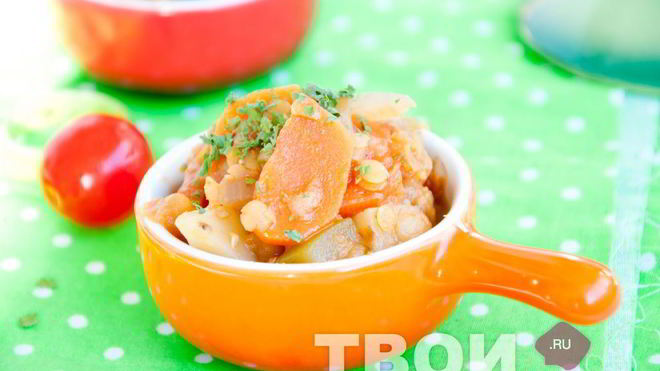 Рецепт Рагу с баклажанами