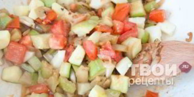 Рецепт рагу с баклажанами