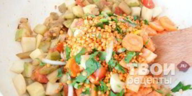 Рецепт рагу с баклажанами