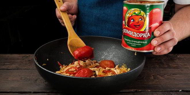 Рецепт рагу с болгарским перцем и лососем