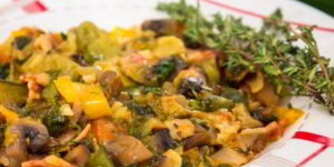 Рецепт рагу с овощами и грибами