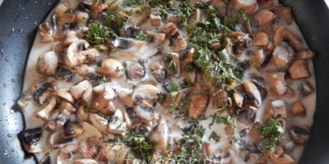 Рецепт решти из картофеля с грибным рагу