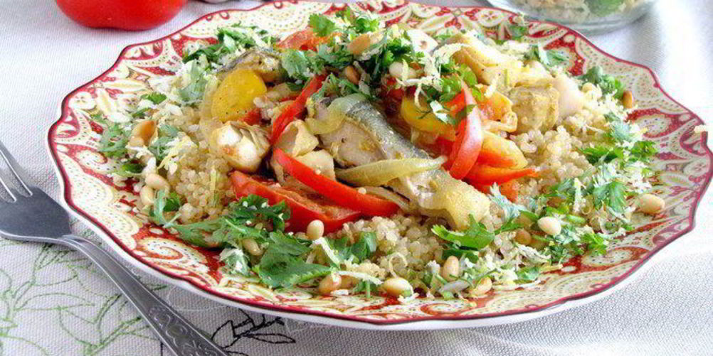 Как приготовить рыбное рагу с киноа по-мароккански