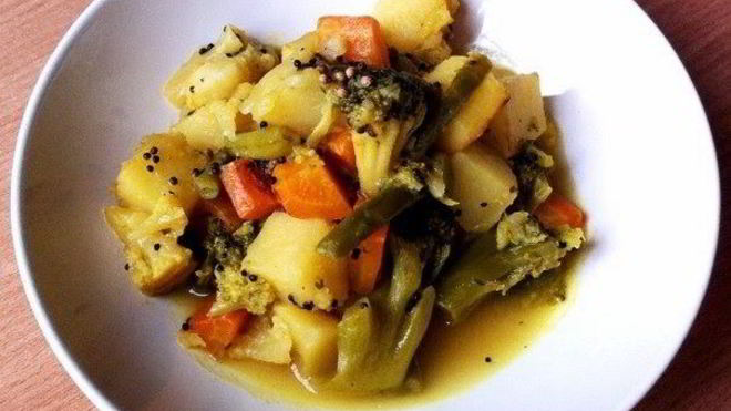 Рецепт Сабджи — индийское овощное рагу