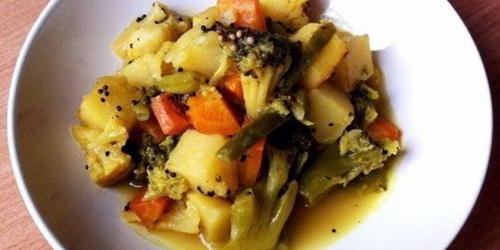 Как приготовить сабджи — индийское овощное рагу