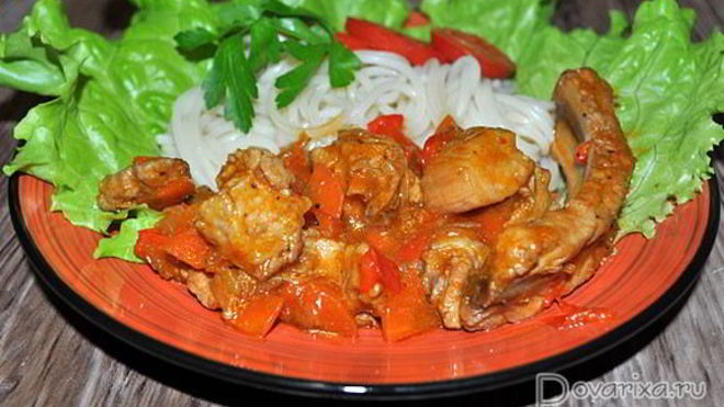 Рецепт Свиное рагу с овощами