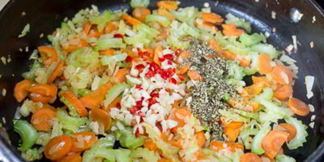 Рецепт томатное рагу из морепродуктов