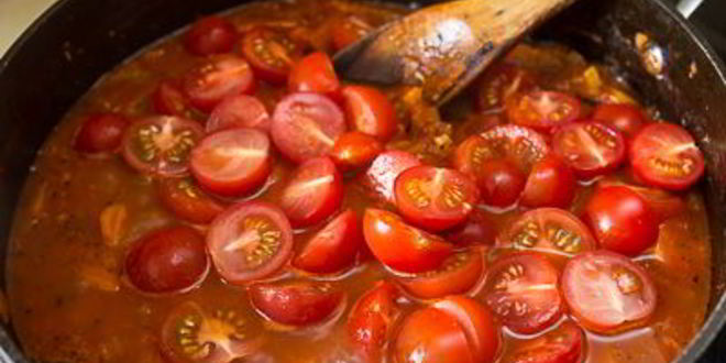 Рецепт томатное рагу из морепродуктов