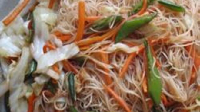 Рецепт Рисовая лапша по-китайски