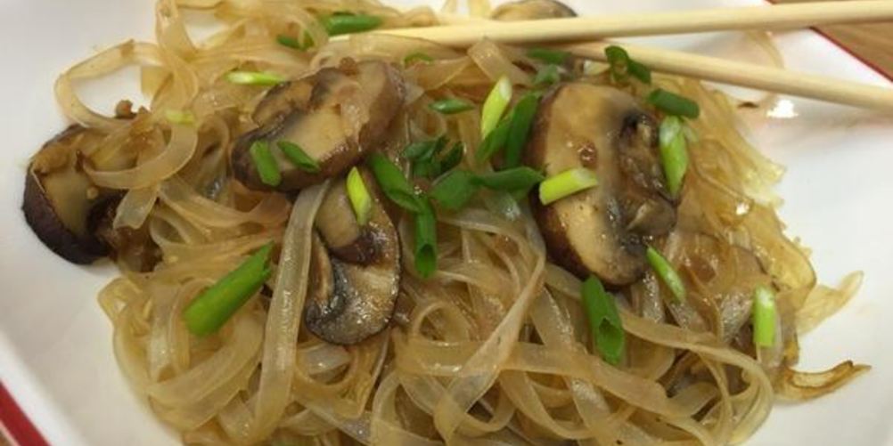 Рецепт лапша с тофу и грибами