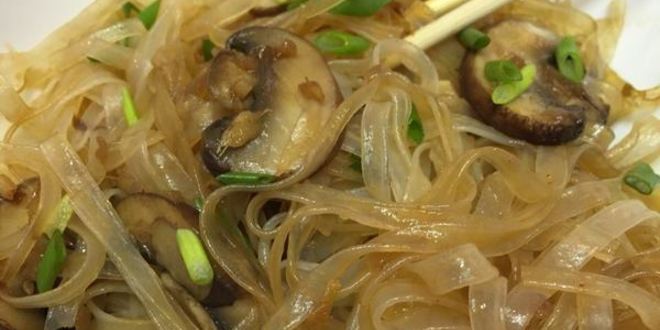 Рецепт рисовая лапша с грибами по-тайски