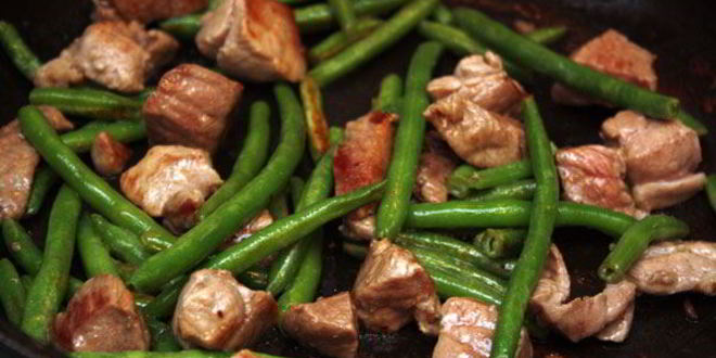 Рецепт рисовая лапша с мясом и креветками