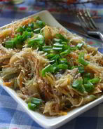 Рисовая лапша с овощами