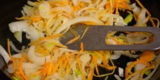 Рецепт рисовая лапша с овощами