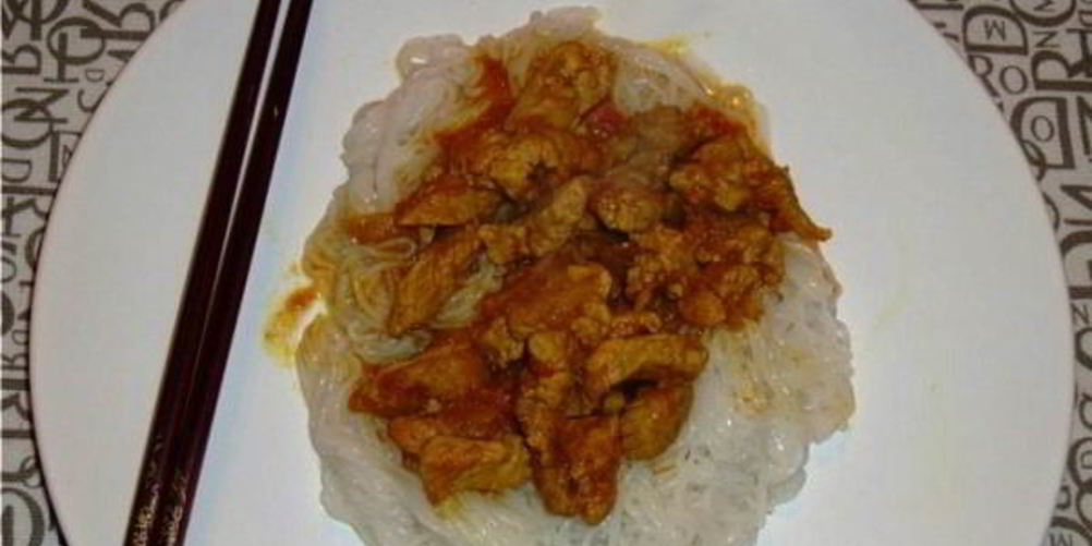 Рецепт гречневая лапша со свининой и овощами