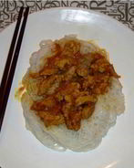 Рисовая лапша со свининой