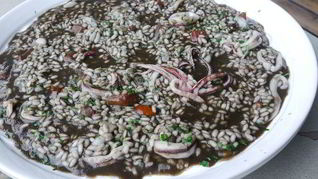 Рецепт Черное ризотто