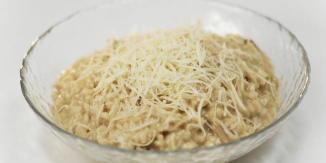 Рецепт ризотто с белыми грибами