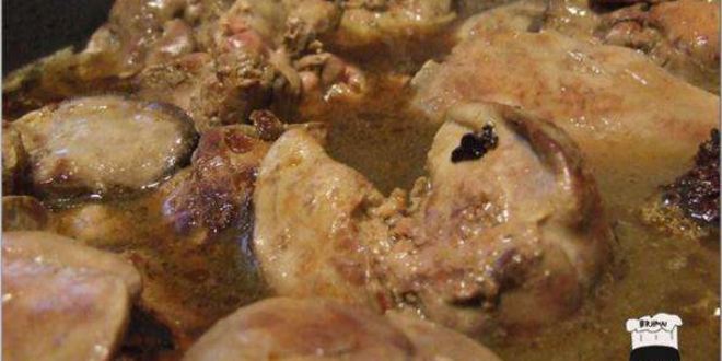 Рецепт ризотто с куриной печенью